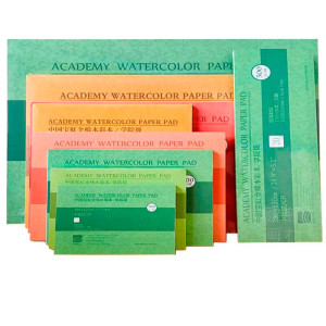 Блок акварельний Academy 100% бавовна 300г 180х125мм 20л HP, Baohong. Photo 3