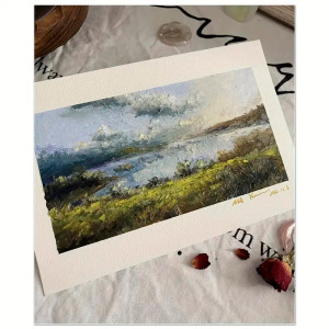 Блок акварельный Academy 100% хлопок 300г 380х260мм 20л Rough Baohong. Photo 2