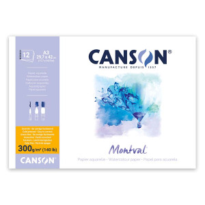Альбом для акварелі Montval 300г 12арк А3 CP, Сanson