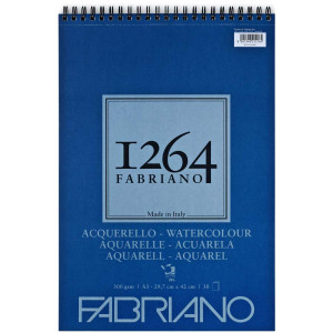 Альбом 1264 на спіралі 25% бавовни 300г 30арк A3 CP, Fabriano