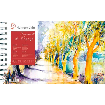 Акварельний альбом на спіралі Carnet Aquarelle 15,3х25см