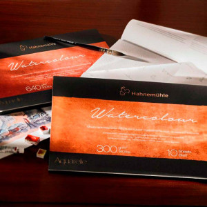 Альбом для акварелі 24х32см The Collection 300г 10арк 100% бавовна HP. Photo 2
