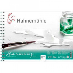 Альбом для акварелі A4 на спіралі Harmony 300г 12арк HP