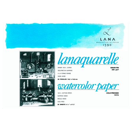 Акварельний альбом 18х26см Lanaquarelle CP