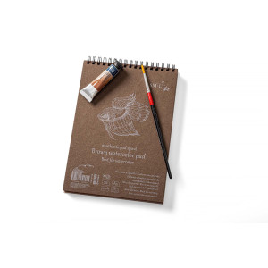 Альбом Authentic Brown A5 на спирали 280г 20л, Smiltainis. Photo 3