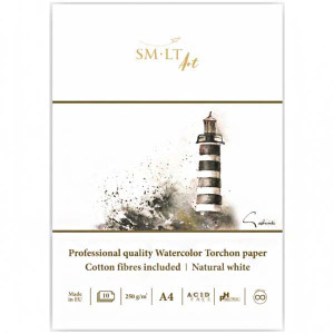 Альбом для акварелі 250г 10арк А4 Torchon, Smiltainis   