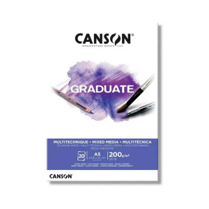 Альбом Mixed Media A5 Graduate 200г 20л, Canson