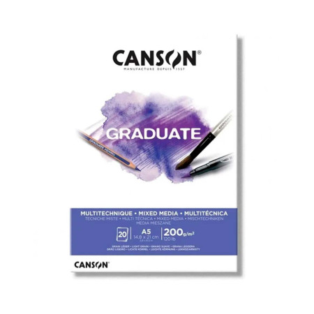 Альбом для змішаних технік Graduate А5