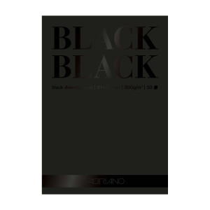 Альбом A4 Mixed Media Black 300г 20арк, Fabriano
