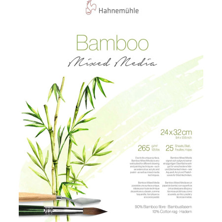Склейка для змішаних технік Bamboo 265г 24х32см