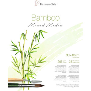 Склейка Mixed Media Bamboo 30х40см 265г 25арк, Hahnemuhle
