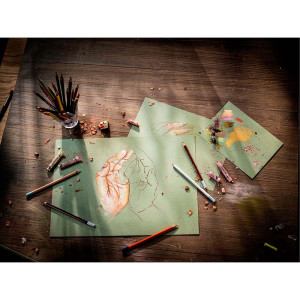Альбом Mixed Media Verona Green 180г 50арк А4, Royal Talens. Photo 3