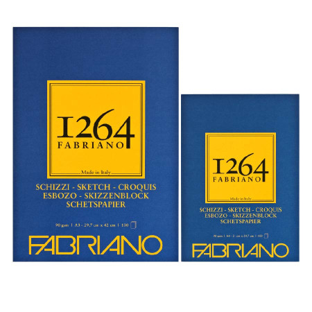 Альбом 1264 Schizzi 90г 100арк А4, Fabriano