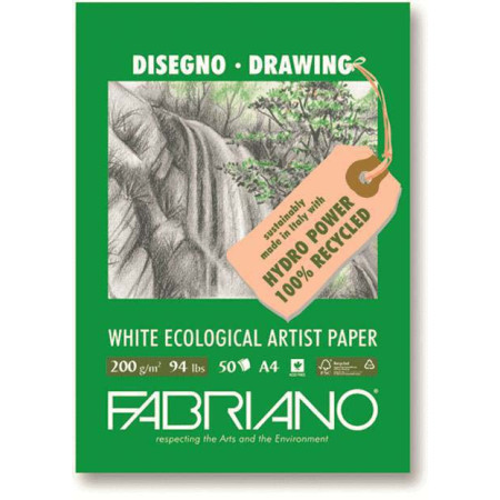Склейка Ecological 200г 50арк А4, Fabriano