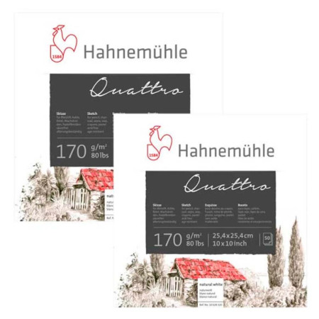 Альбом Quattro 25,4х25,4см 170г 50арк, Hahnemuhle
