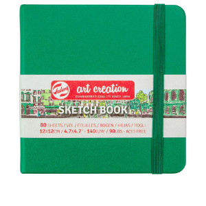 Блокнот для графики Talens Art Creation 12х12см 140г 80л Forest Green