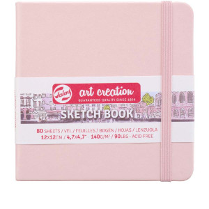 Блокнот для графіки Talens Art Creation 12х12см 140г 80арк Pastel Pink