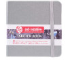 Блокнот для графіки Talens Art Creation 12х12см Shiny Silver