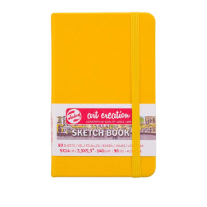 Блокнот для графіки Talens Art Creation 9х14см 140г 80арк Golden Yellow