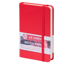 Блокнот для графіки Talens Art Creation 9х14см 140г 80арк Red