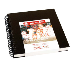 Блокнот на спирали Art Creation 21,5х28см 110г 80л, Royal Talens. Photo 3