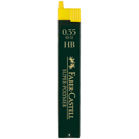 Набір грифелів НВ 0.35мм Super-Polymer 120300, Faber-Castell