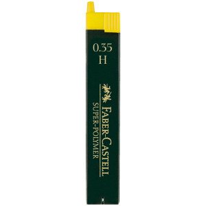 Набор грифелей 0.35мм Super-Polymer H 12штук 120311, Faber-Castell