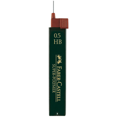 Набір грифелів HB 0.5мм Super-Polymer 120500, Faber-Castell