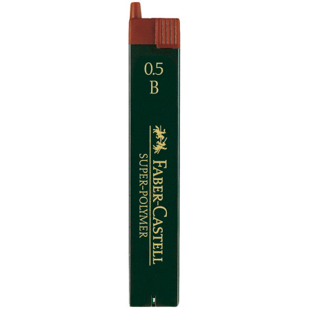 Набір грифелів B 0.5мм Super-Polymer 120501, Faber-Castell
