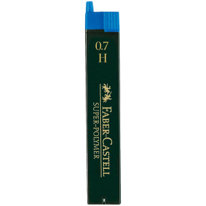 Набір грифелів 0.7мм Super-Polymer H 12штук 120711, Faber-Castell