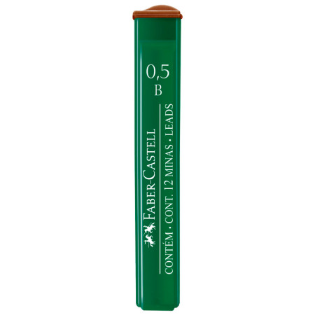 Набір грифелів B 0.5мм Polymer 521501, Faber-Castell