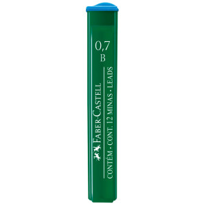 Набір грифелів 0.7мм Polymer B 12штук 521701, Faber-Castell