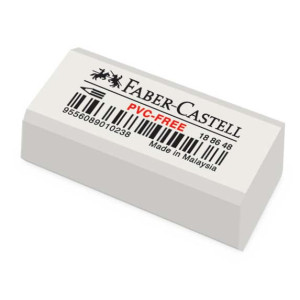 Ластик Pvs-Free белый 188648, Faber-Castell