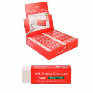 Гумка Pvs-Free біла 189520, Faber-Castell. Photo 2