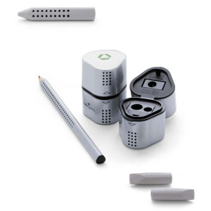 Точилка Grip 2001 на три отвори 183800, Faber-Castell. Photo 3