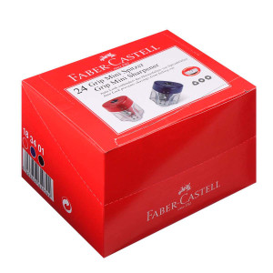 Точилка Grip Mini з прозорим контейнером 183401, Faber-Castell. Photo 3