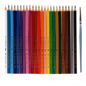 Набор акварельных карандашей 24 цвета Рыбка, Faber-Castell. Photo 3