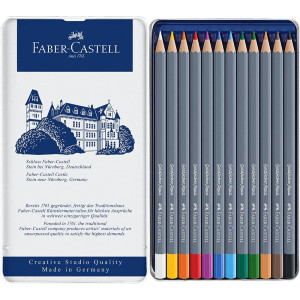 Набір акварельних олівців Goldfaber 12 кольорів, Faber-Castell. Photo 3