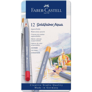 Набір акварельних олівців Goldfaber 12 кольорів, Faber-Castell. Photo 2