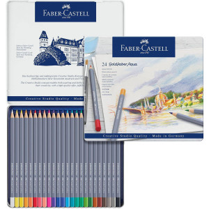 Набір акварельних олівців Goldfaber 24 кольори, Faber-Castell