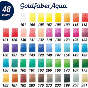 Набір акварельних олівців Goldfaber 48 кольорів, Faber-Castell. Photo 3