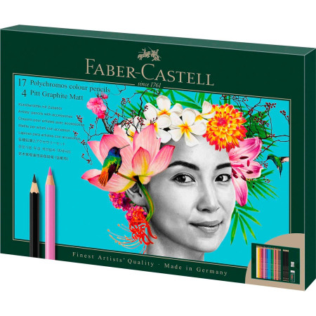 Олівці кольорові Polychromos 17 кольорів Faber-Castell