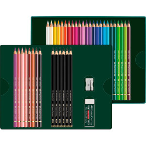 Набір кольорових олівців Polychromos 32 кольори подарунковий, Faber-Castell. Photo 3