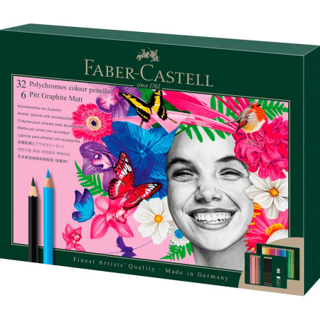 Олівці кольорові Polychromos 32 кольори Faber-Castell