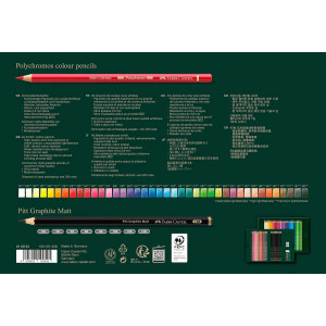Набір кольорових олівців Polychromos 40 кольорів подарунковий, Faber-Castell. Photo 3