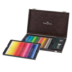 Набір олівців Polychromos 48 кольорів з аксесуарами, Faber-Castell