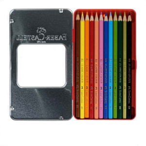 Набор 12 цветных карандаша в пенале Замок, Faber-Castell. Photo 2
