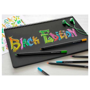 Набор 12 цветных карандашей Black Edition, Faber-Castell. Photo 3