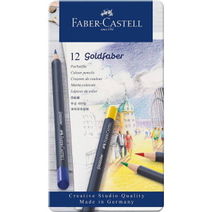 Набір 12 кольорових олівців Goldfaber, Faber-Castell. Photo 2