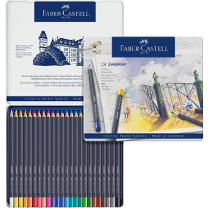 Набір 24 кольорові олівці Goldfaber, Faber-Castell